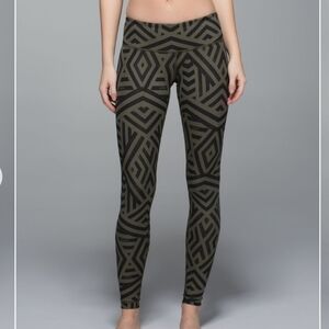 Lululemon Athletica Wunder Under Pant Chevron Fatigue